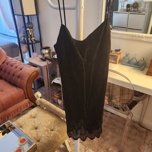 Diamond Supply Co. Black Lace Chemise